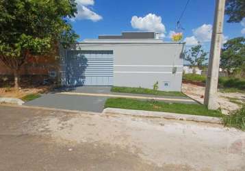 Casa para venda em senador canedo, residencial paraíso ii, 3 dormitórios, 1 suíte, 2 banheiros, 2 vagas