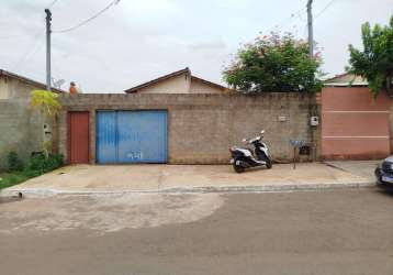 Casa para venda em goiânia, residencial jardins do cerrado 1, 2 dormitórios, 1 banheiro, 2 vagas