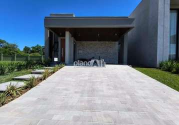 Casa mobiliada no condomínio terras alpha para aluguel, com 136,89m², 3 quartos 1 suíte - terras alpha - gravataí / rs por r$ 7.500,00