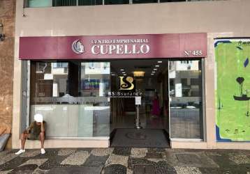 Sala comercial com 2 salas à venda na avenida ernani do amaral peixoto, 406, centro, niterói por r$ 290.000