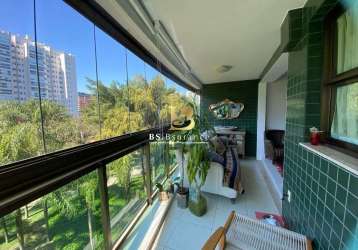 Apartamento com 3 quartos à venda na avenida flamboyants da península, 1015, barra da tijuca, rio de janeiro por r$ 1.600.000