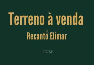 Terreno à venda - recanto elimar, franca/sp