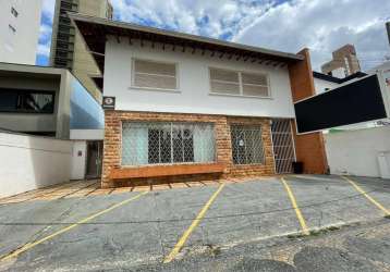 Casa comercial para alugar na rua dona prisciliana soares, 78, cambuí, campinas, 404 m2 por r$ 10.000