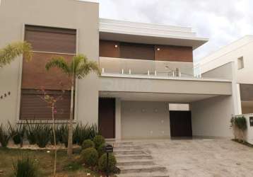 Casa em condomínio fechado com 4 quartos à venda na rua sérgio bortolotto, 100, loteamento parque dos alecrins, campinas, 340 m2 por r$ 2.968.000