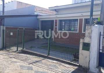 Casa comercial à venda na avenida da saudade, 425, ponte preta, campinas, 180 m2 por r$ 850.000