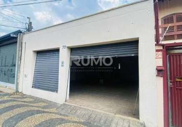 Barracão / galpão / depósito à venda na rua doutor francisco pompeo, 92, são bernardo, campinas, 100 m2 por r$ 400.000