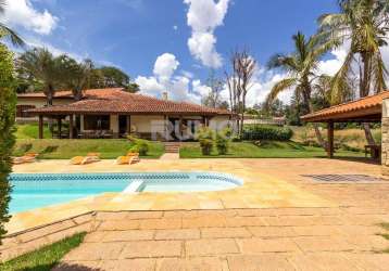 Casa em condomínio fechado com 6 quartos à venda na rua eliseu teixeira de camargo, 700, sítios de recreio gramado, campinas, 600 m2 por r$ 6.500.000