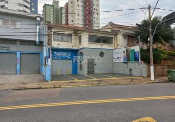 Casa comercial à venda na rua paula bueno, 519/515, taquaral, campinas, 226 m2 por r$ 1.250.000