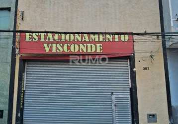 Barracão / galpão / depósito à venda na rua visconde do rio branco, 385, centro, campinas, 484 m2 por r$ 650.000