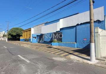 Barracão / galpão / depósito à venda na avenida bueno de miranda, 429, vila industrial, campinas, 1950 m2 por r$ 4.500.000