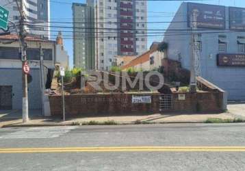 Terreno comercial à venda na rua paula bueno, 531, taquaral, campinas por r$ 950.000