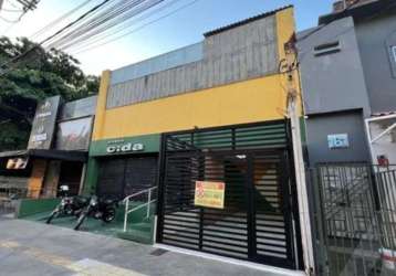 Sala casa comercial para locação na barra frente de rua grande com 3 garagens