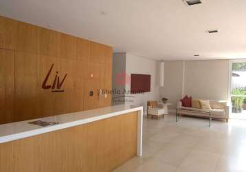 Apto mobiliado no liv residence para venda ou locação, jardim elite, piracicaba, sp