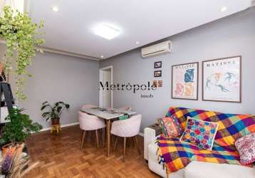 Apartamento com 2 quartos à venda na travessa américo silveira, 340, cristo redentor, porto alegre por r$ 290.000