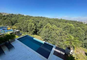 Casa linda à venda no tamboré 10 com vista deslumbrante - estuda permuta