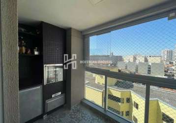 Apartamento com 02 dormitórios, 01 suite, sala ampliada, 02 vagas no bairro santa paula - scs