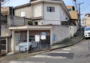 Sobrado de esquina divido em 3 casas à venda no parque marajoara, santo andré, sp