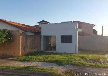 Casa para venda em bauru, parque jaraguá, 1 dormitório, 1 banheiro, 1 vaga