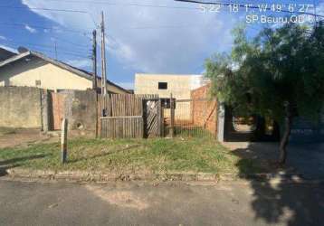 Casa para venda em bauru, santa fé, 1 dormitório, 1 banheiro, 1 vaga