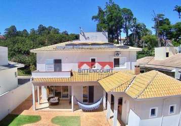 Casa com 4 dormitórios à venda, 444 m² por r$ 3.100.000,00 - terras de são carlos - jundiaí/sp