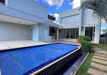 Casa com 3 dormitórios para alugar, 265 m² por r$ 12.000,00/mês - condomínio vale das águas - bragança paulista/sp