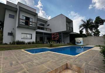 Casa com 4 dormitórios à venda, 400 m² por r$ 2.650.000 - novo horizonte - piracaia/sp