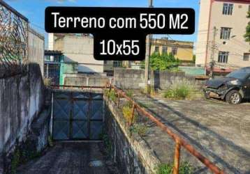 Terreno à venda, 550 m² por r$ 430.000,00 - quintino bocaiúva - rio de janeiro/rj