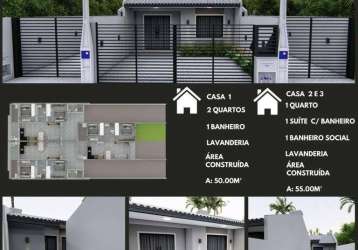 Casa geminada com 2 quartos e fácil acesso à br-101