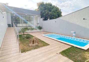 Casa com 3 quartos e 4 banheiros à venda, 337 m² - c/ piscina - senador canedo