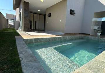 Casa com 4 suítes - terras alpha - senador canedo - cidade alpha - com piscina