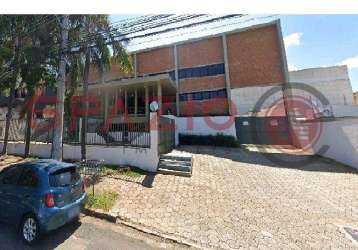 Barracão / galpão / depósito à venda na rua estácio de sá, 1042, jardim santa genebra, campinas, 2600 m2 por r$ 12.000.000