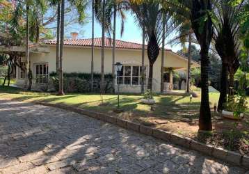 Casa em condomínio fechado com 4 quartos à venda na rodovia comendador guilherme mamprim km 82, s/n, village sans souci, valinhos, 1500 m2 por r$ 4.800.000