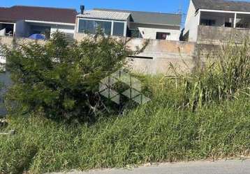 Terreno a venda com 200 m² no loteamento jardins -  bairro bela vista - palhoça no valor de r$ 180.000,00