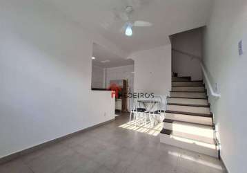 Casa com 2 dormitórios, 55 m² - venda por r$ 240.000,00 ou aluguel por r$ 1.755,00/mês - jardim trevo - praia grande/sp