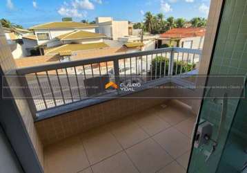 Apartamento novo, 42 m2,  1/4 em praia do flamengo/stella maris, salvador/ba