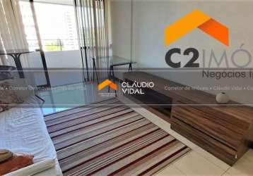 Apartamento mobiliado , 58 m2, 1/4 ,  cond premium plaza, no caminho das árvores, salvador (ba)