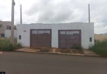 Casa à venda em birigüi-sp: 2 quartos, 1 suíte, 2 salas, 2 banheiros, 2 vagas de garagem, 70,00m² - residencial flamboyant.