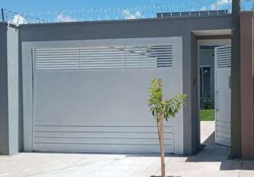 Casa à venda em birigüi-sp, vila guarujá: 3 quartos, 1 suíte, 2 salas, 2 banheiros, 4 vagas de garagem, 100m².