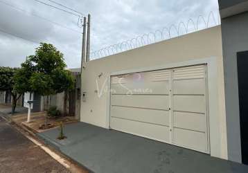 Casa a venda no acapulco em birigui; 2 quartos sendo um suite, sala de tv, cozinha, banheiro social, área de serviço e garagem descoberta