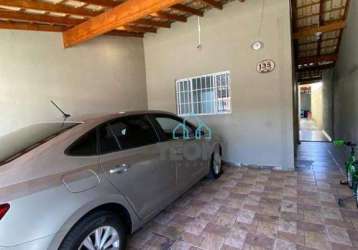 Casa com 2 dormitórios sendo 1 suíte à venda, 62 m² por r$ 282.000 - flor do vale - tremembé/sp