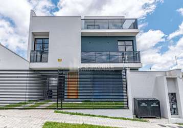 Sobrado tríplex com 3 quartos sendo 1 suítes,  à venda no bairro atuba em curitiba/pr