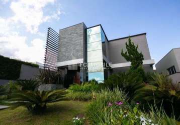 Luxuosa casa em condomínio fechado - 670m² - 4 suítes - ecoville - curitiba/pr