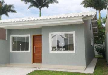 Casa com 2 dormitórios à venda, 68 m² por r$ 280.000,00 - rua do fogo - são pedro da aldeia/rj