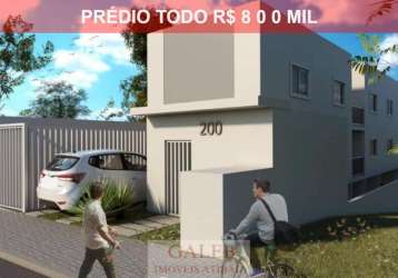 Prédio à venda em atibaia-sp, vila santa helena: 10 aptos com 1 quarto, 2 salas, 1 banheiro, 45m² de área. invista agora!