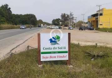 Terreno à venda no loteamento costa do sol ll, tamoios - cabo frio/rj