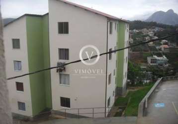 Apartamento com 2 dormitórios à venda, 50 m² por r$ 77.000,00 - loteamento floresta - nova friburgo/rj