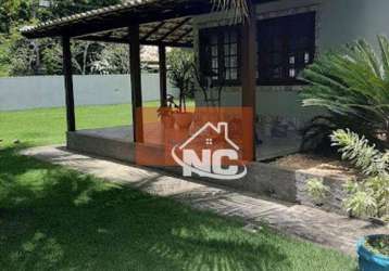 Casa com 3 dormitórios à venda, 1200 m² por r$ 960.000,00 - recanto de itaipuaçu - maricá/rj