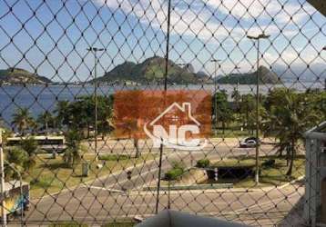 Apartamento com 2 dormitórios à venda, 60 m² por r$ 800.000,00 - são francisco - niterói/rj