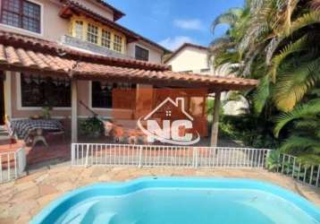 Pendotiba casa com 4 quartos à venda, 150 m² por r$ 890.000 - badu - niterói/rj