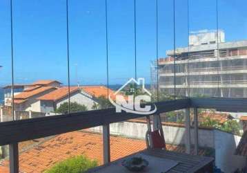 Novos começos vende - flat com 1 quarto à venda, 77 m² por r$ 630.000 - piratininga - niterói/rj